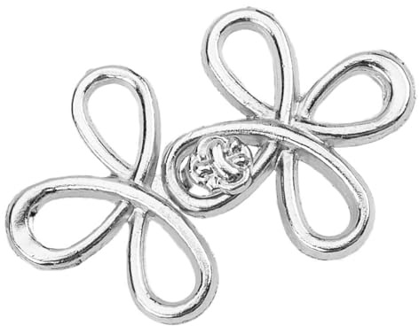 Shamrocks Spilla in Metallo Scialle Clip Spille Gancio per Jeans Pantaloni Chiusura Fibbia Pulsante Tenditore Accessori Pin Vita, Misura unica, come descritto, come descritto