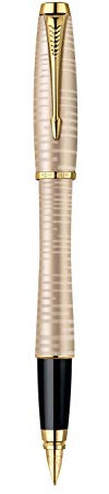 Parker Urban Premium Fountain Pen with Medium Nib - Golden Pearl G.C.