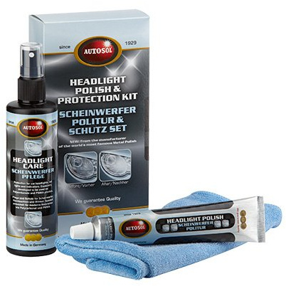 Autosol Scheinwerfer Politur & Schutz Set 1011
