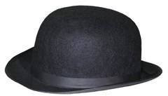 Hut Melone Bowler schwarz