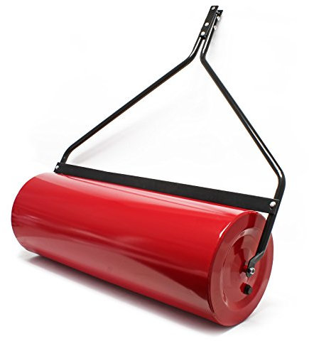 Lawn Roller 35x100cm for The Lawn Tractor fillable with Dirt Wiper