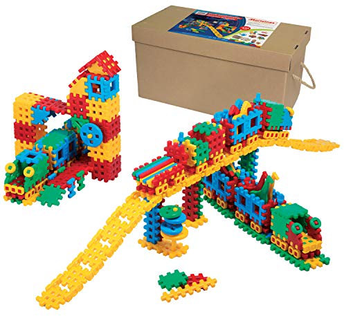 Mario-Inex 900949 Marioinex Bahnhof, 433 Teile verpackt in einem Karton, Mehrfarbig