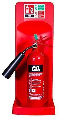 Commander Single Fire Extinguisher Stand Red