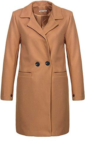malito Damen Kurzmantel - edle Jacke mit Knöpfen - schicke Übergangjacke - Jacke mit Taschen 19691