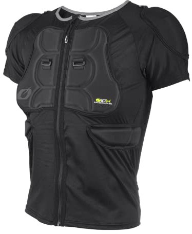 O'NEAL | chaqueta protectora | moto de enduro | cómoda chaqueta protectora, malla/lycra elástica en 4 direcciones, hecha de espuma de poliuretano | manga protectora BP | adulto | negro | talla M