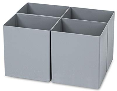 aidB Einsatzkästen - Set 1/4 Unterteilung für Euroboxen 400x300x220