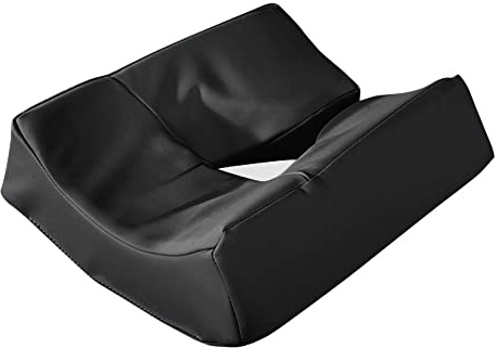 Master Massage Ergonomic Dream Kopfpolster Gesichtskissen Kopfteil für Massageliege aus Gedächtnisschaum Klettverschluss-Schwarz