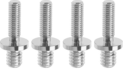 Be In Your Mind 4 Stück 1/4 Stecker auf M5 männlich Schraube Adapter Stativ Schraube Adapter Kamera Schraube Adapter Konverter Zubehör für Stativ Einbeinstativ Kugelkopf Halterung Licht