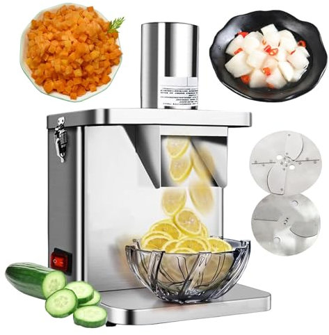 pealiritansemen Vegetable Slicer, Vegetable Chopper, Julienne Dicer For Kitchen, Potato Slicer, Electric Vegetable Cutter With Replaceable Blade, Multifunctional Food Chopper