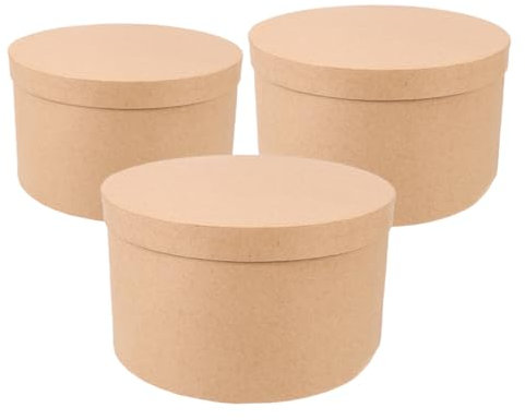 Ciieeo Lebensmittelbox Rund Papier Süßigkeitenbox Pappmaché Verpackung Für Backwaren