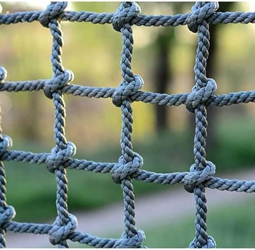 WXF86djl Kletternetz für Kinder Kletternetz, Kletterfrachtnetz, Outdoor-Spielplatz-Felsseil-Seilleiter for Spielplatz-Spielgeräte(2 * 4m)