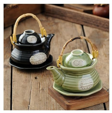 Kaffeetasse, Teekessel, Teekanne, Teetasse, Samowar, Retro, Zuhause, Puer-Tee, Kaffeekannen, Tasse, Tee-Ei, Küchenzubehör for lose Teeblätter(Black)