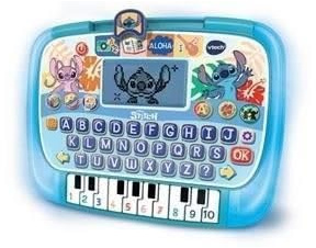 VTech - Disney Mein Lerntablet Stitch – beleuchtetes Tablet für Kinder mit mehrfarbigem Hintergrundbeleuchtung, 10 interaktive Spiele Lilo und Stitch – Geschenk für Kinder von 4 Jahren bis 8 Jahren