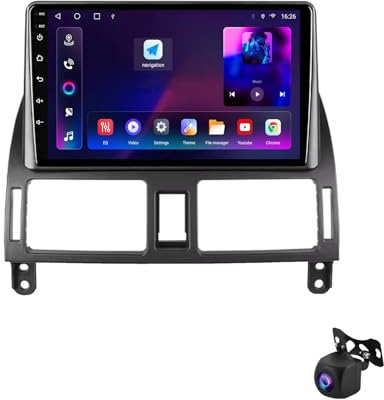 Android 12 Car Stereo Radio with GPS Navigation For Toyota Avensis T250 2003-2009 9 Inch Touchscreen Car Radio Bluetooth Multimedia Player Support 4G/WIFI/Carplay/Android Auto/USB/DSP/RDS(XY