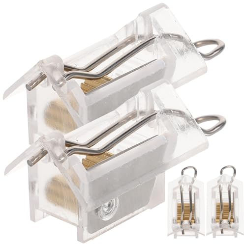 WEKADRIN 4pcs Blind Cord Safety Locks for Venetian Blind Part Replacement Professional Cord Lock Mechanism Made of Sturdy Pom Material Compact and Not Easy to Break for Window Treatment