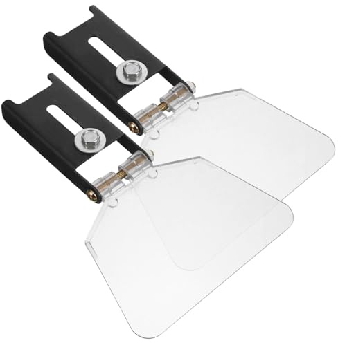NOLITOY 2 piezas Protector Ocular para Amoladora de Banco Accesorio Transparente Resistente para Seguridad Esmeriladoras Cubierta Protectora Práctica para Taller