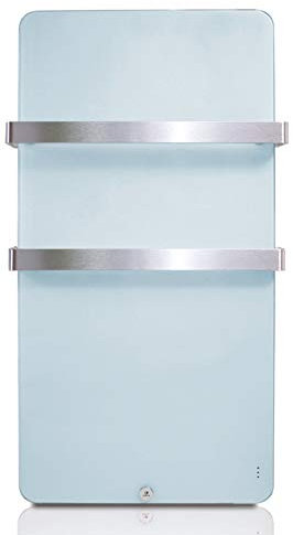 Haverland XTAL6B - Radiador secatoallas eléctrico 600W, color blanco