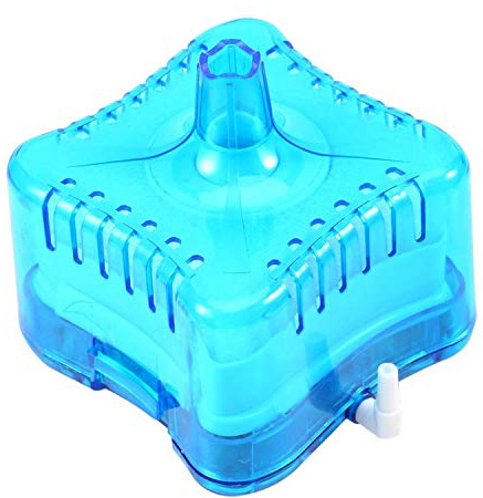 Yosoo Mini Fisch Behälter Aquarium Super Pneumatische Biochemical Aktivkohlefilter (Blau)