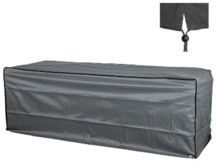 Happy People - Funda Protectora para Muebles de jardín en ratán de 3 Piezas, Color Gris