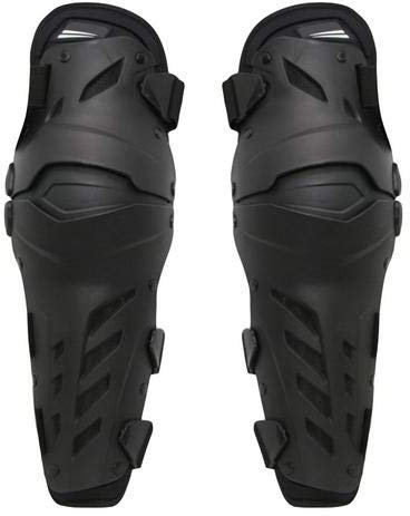 perfecti 1 Paar Knie Ellenbogen Knieprotektoren Motorrad Knieschützer Flexibel Knieprotektor Stabil Knee Schutz Armschützer Protector Schutzausrüstung für Motocross Erwachsene (Schwarz)