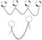 XHBTS Vintage Knuckle Ring Set - Modische Stapelbare Offene Ringe Mit Kette Finger Open Band Schmuck für Frauen Mädchen Jungen