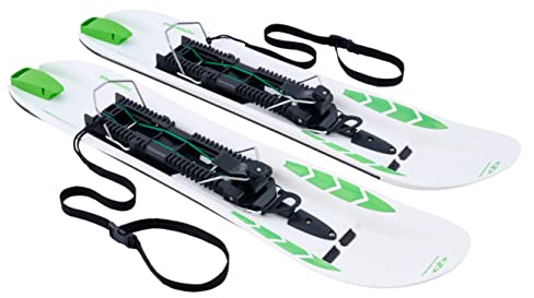 Crossblades Hardboot Schneeschuhe Weiß 36-46 I 3in1 Schneeschuh zum Steigen, Fahren & Gleiten I Weltneuheit-Schneeschuhe zum Skifahren mit Skischuhen