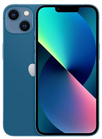 Apple iPhone 13, 128GB, Blue - Unlocked (Renewed)