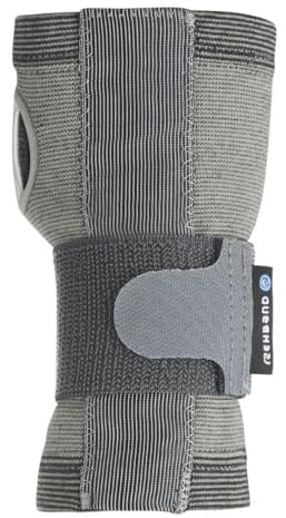 Rehband QD Knitted Wrist Support Handgelenkbandage Größe S/M/L – Handbandage für den Alltag, atmungsaktive Handgelenkstütze entlastet & stabilisiert das Handgelenk