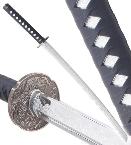 Epee Plastique Katana en Polypropylene Argent 105cm Entrainement Epee Combat