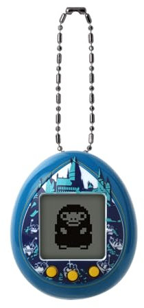 TAMAGOTCHI Nano Harry Potter Hogwarts Castle Shell | 4cm Blue Harry Potter Virtual Pet Handheld Games Machine | Raise A Magical Creature As An Electronic Cyber Pet | Harry Potter Boys And Girls Toys