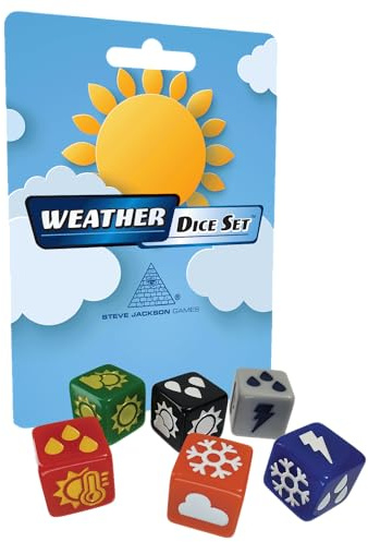 Weather Dice by Steve Jackson Games, Dice