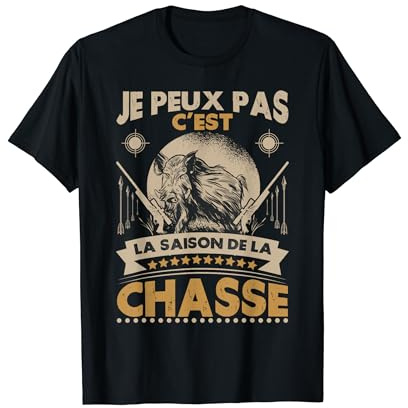 Chasseur Sanglier Chasse Humour T-Shirt