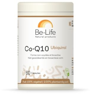 BE-LIFE | CoQ10 UBIQUINOL | Complément alimentaire | Préserve du vieillissement cellulaire| Recommandé après 50 ans |CoQ10 Ubiquinol | 60 capsules