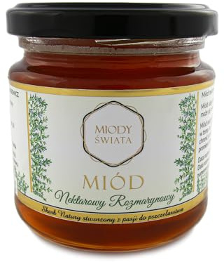 IMKERSHOP Rosmarinhonig aus Südspanien 250g - Bienenhonig - aromatischer, blumiger Geschmack, ideal für Joghurt, Desserts, Salate und Marinaden