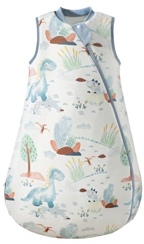 usbettas Baby Sleep Sack, 2.5 TOG Toddler Sleep Sack Thermostatic, Super Soft Cotton Quilted Baby Wearable Blanket for Boys Girls, Baby Sleeping Bag with 2-Way Zipper for Winter