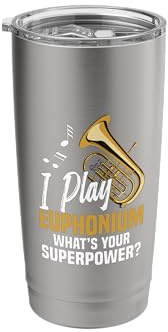 Euphonium Player Spit happnes Marching Band Euphoniumist Stainless Steel Insulated Tumbler