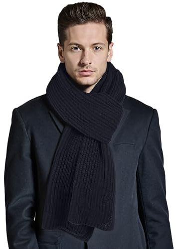 Chalier Fashion Écharpe pour Femme Homme Chaude D'hiver Tricotée Douce pour Hommes Écharpe D'hiver