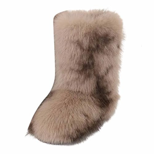 Stivali da Uomo Stivaletto Donna Invernale Pelosi Anfibi Blu Stivaletti Pelle Camoscio Bassi Marrone 41