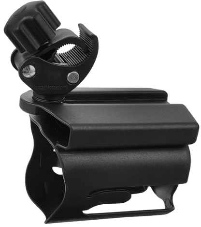 BAZEITFLOW Portavasos para Silla de Ruedas y Andador Soporte Ajustable Antideslizante para Botellas y Tazas Accesorio Resistente Compatible con Cochecitos y Carros Negro Sencillo