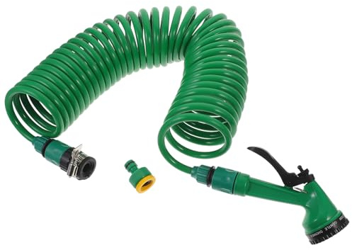 Yardenfun Tubo da Giardino Flessibile Retrattile 10 M Attacco Rapido Tubo per Irrigazione e Pulizia Auto Resistente e Anti-Perdite per Giardino e Cortile Colore Casuale Colore Casuale