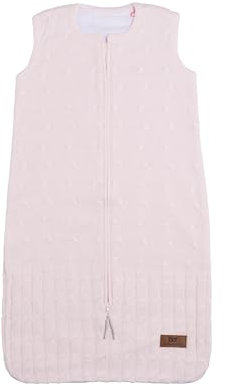 Baby's Only - Schlafsack Baby Cable - Babyschlafsack - Pucksack - Fein gestrickt - Baumwollfutter - Klassisch Rosa - 70 cm