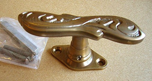 Graf von Gerlitzen Antik Messing Fenster Griff Fenstergriff Fensterolive F42A