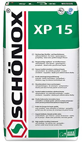 Schönox XP 15 Nivelliermasse, 25kg, Grau oder Weiß, Harzpaste, Klebstoff, Nivellierfähig, Wasserfest