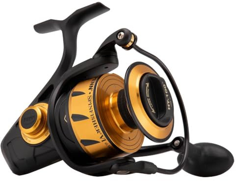 PENN Spinfisher VI Spinnrollen, Black Gold, 4500
