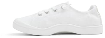 Roxy Damen Bayshore Shoes For Women Sneaker, White, 39 EU