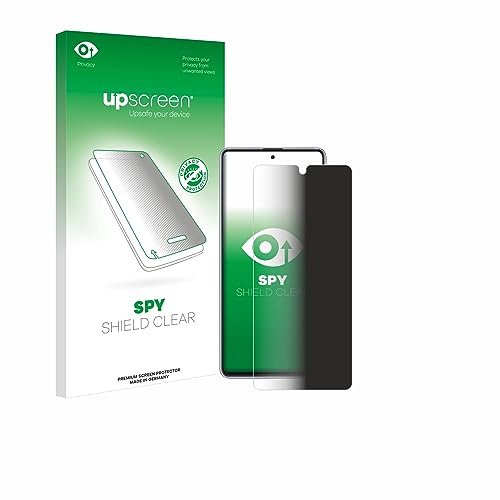 upscreen Blickschutzfolie für Samsung Galaxy Note 10 Lite | Anti-Spy Displayschutz Made in Germany Privacy Screen Protector Sichtschutz Blaulichtfilter Klare Folie