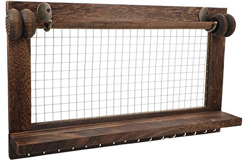 Garneck Wooden Wall Hanging Bookshelf Storage Cabinet for Wall Mounted Storage Rack for Organizing Sundries in Living Study Shelf