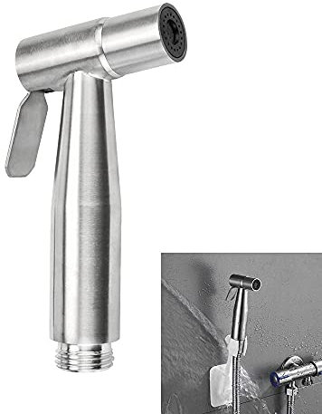 SPEACOUR Hand Held Bidet Sprayer Hand Bidet Sprayer Stainless Steel Bidet Sprayer Head Only Shattaf Toilet Bidet Shower Head Bathroom Shower Bidet Tap Spray Faucet for Bathroom or Toilet