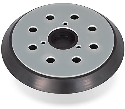 DFS Disco de lija de 125 mm compatible con lijadora orbital DeWALT 125 mm - DeWALT DW421, DeWALT DW423, DeWALT D26451, DeWALT D26453 | Pieza de repuesto | MEDIUM/HART