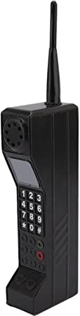 Yctze Retro Phone Mobile 90s Phone Prop Retro Mobile Phone 80s 90s Mobile Phone Prop Retro Mobile Phone Toy Old School Phone Retro Brick Cell Phone Ornament Simulation Photographic Props Black